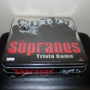 3/$77❤️sealed THE SOPRANOS Trivia Board Game Metal Tin Box Cardinal 2004 HBO